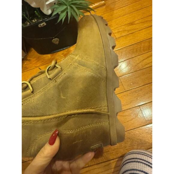 nwob Joan of Arctic Wedge ll tan Ankle waterproof boots size eu 38 us 7 (bot1400 - Picture 10 of 10